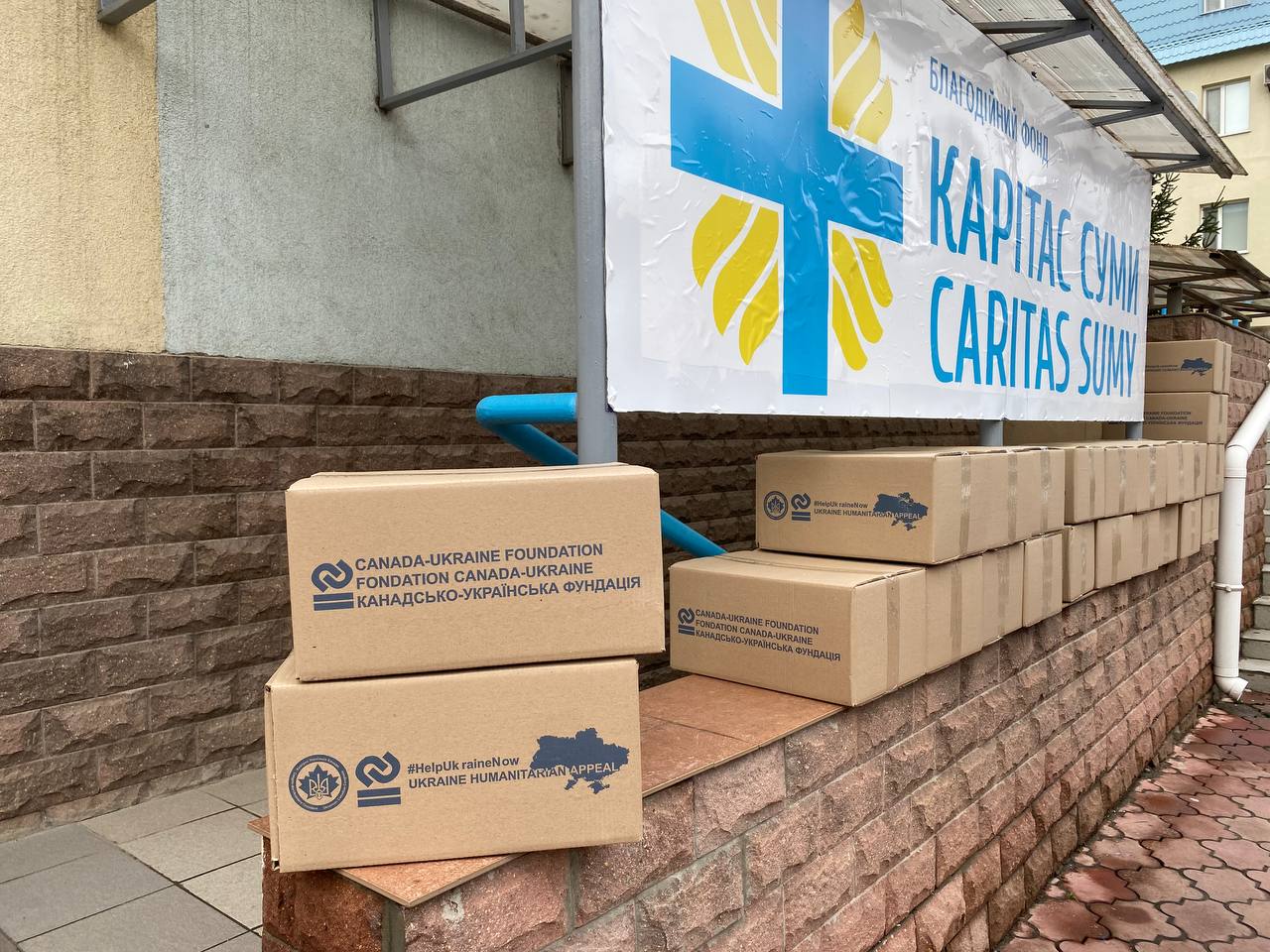 Допомога Каіртас Суми ВПО та мешканцям зони бойових дій Сумщини